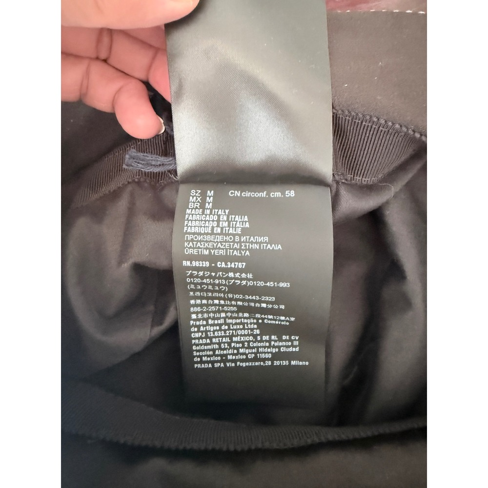Prada 1HC137 crystal-embellished satin bucket hat - Picture 9 of 9